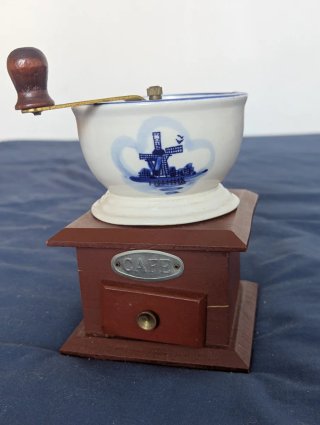 Molinillo de Café Vintage Cerámica Holandesa