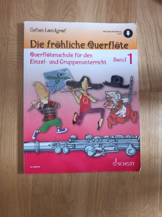 Libro de flauta Die fröhliche Querflöte