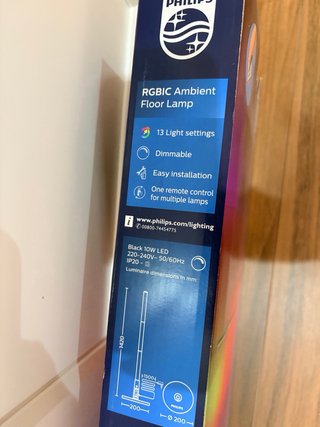Lámpara de Pie Philips RGBIC Ambient