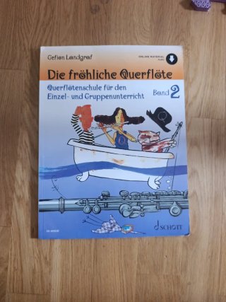 Libro de flauta Die fröhliche Querflöte Band 2