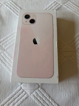 Caja y Bolsa Apple iPhone 13 Rosa