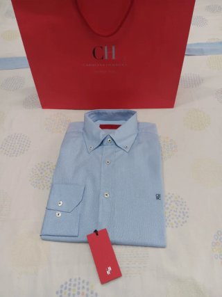 Camisa Carolina Herrera Azul Original con etiqueta