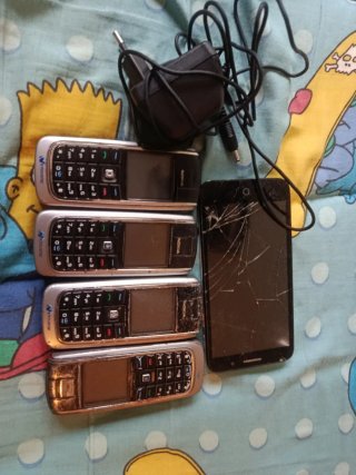 Lote 4 Teléfonos Móviles Nokia Alcatel no fonction