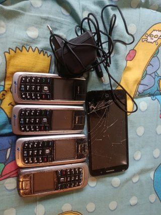 Lote 4 Teléfonos Móviles Nokia Alcatel no fonction