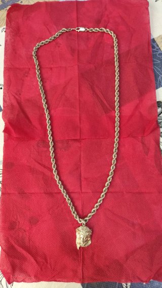Cordón de Plata con Colgante