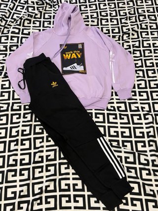 Conjunto Nike Sudadera y Pantalón Rojo/Negro