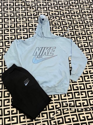 Conjunto Nike Sudadera y Pantalón Rojo/Negro