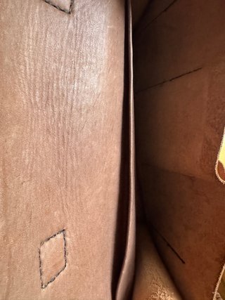 Cartera Vintage de Cuero y Aguayo