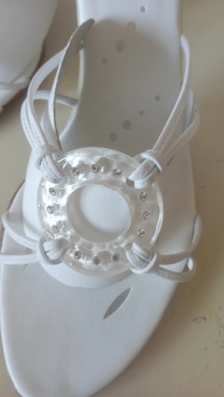 Sandalias Unisa Blancas Talla 38
