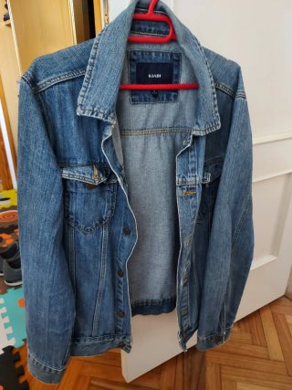 Cazadora vaquera Kiabi azul Talla M.