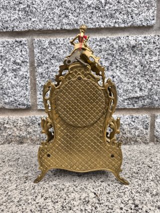 Reloj de Sobremesa Antiguo de Bronce