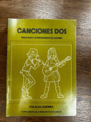 Canciones Dos para Flauta y Guitarra