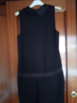 Mono negro de vestir o arreglar elegante
