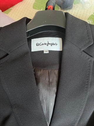 Americana El Corte Inglés Negra Mujer