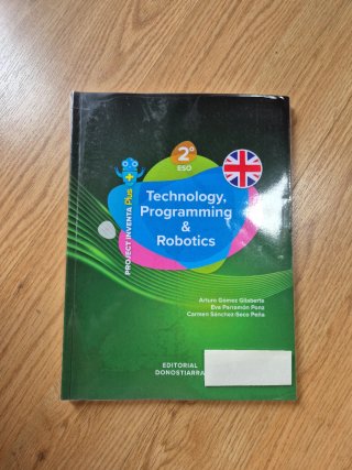 Technology, programming and robotics, 2º ESO