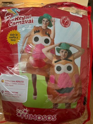 Disfraz Señora Patata Adulto Talla M/L
