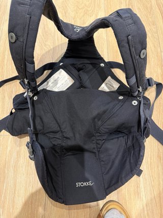 Mochila Portabebés Stokke MyCarrier Negra