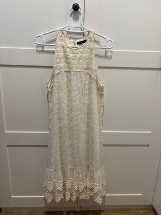 Vestido de verano Zara beige