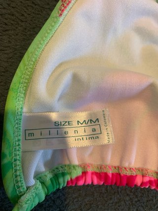 Bañador bikini Millenia verde y rosa L/G