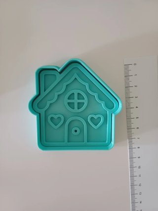 Casita Navidad 8cm cortador de arcilla