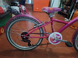 Bicicleta Infantil btwin niña 20 Pulgadas Rosa