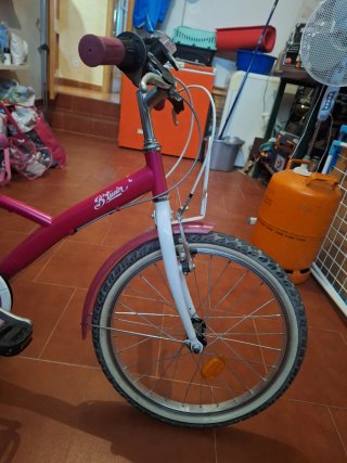 Bicicleta Infantil btwin niña 20 Pulgadas Rosa