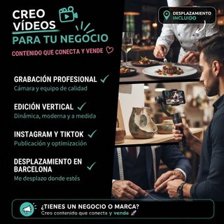 Reels para negocios en Barcelona