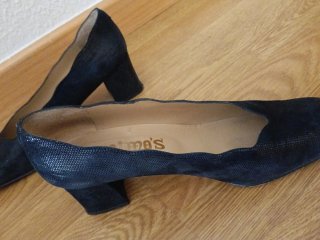 Zapatos de Tacón Azul Mime's Talla 38