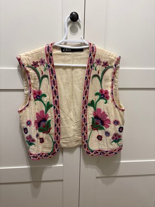 Chaleco Zara Estampado