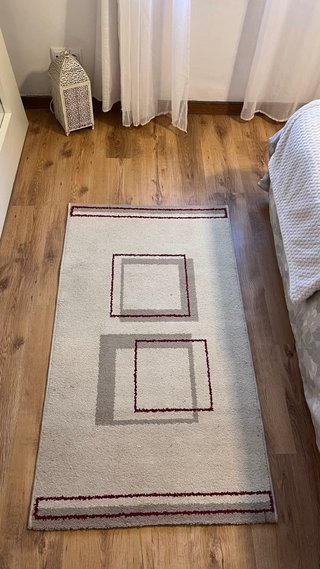 Alfombra Rectangular Crema