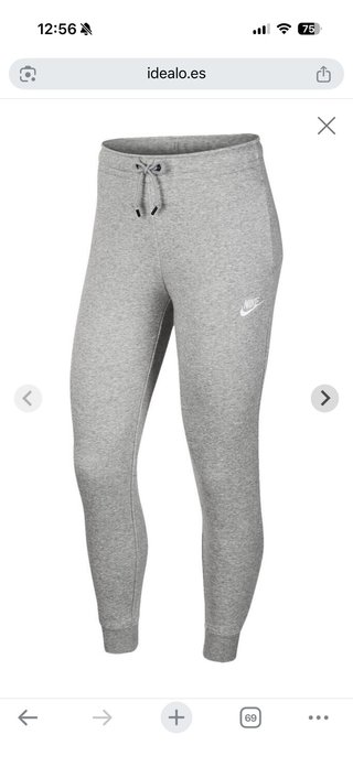 Pantalón de chándal Nike gris mujer