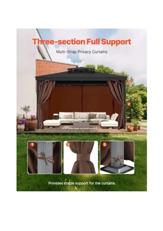 Tende per Gazebo VEVOR 3x3m