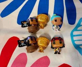 Set de 5 Figuras Funko One Piece Kinder Joy