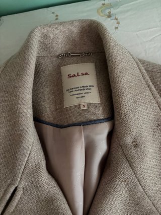 Abrigo Salsa Beige Talla S