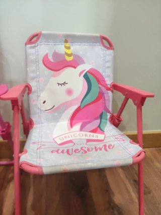 Set de 2 Sillas Infantiles Plegables