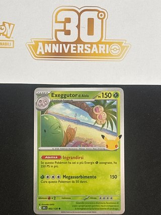 Exeggutor di Alola 30c Holo 30° Anniversario