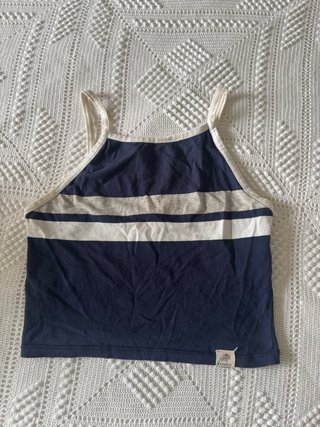 Top Pull&Bear rayas azul y blanco