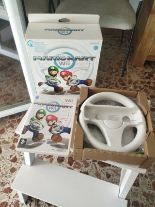 Mario Kart Wii con Wii Wheel
