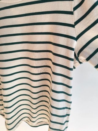 Jersey Formula Joven Rayas Verde y Blanco