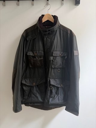 Abrigo Barbour Marrón/Verde