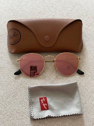 Gafas de Sol Ray-Ban Round Metal Pink