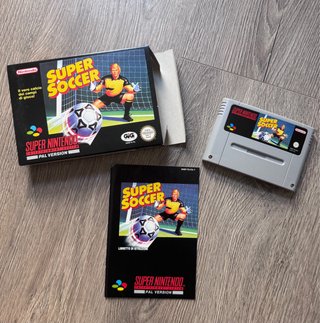Super Tennis y Super Soccer SNES Super Nintendo