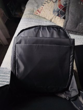 Mochila portátil antirrobo gris
