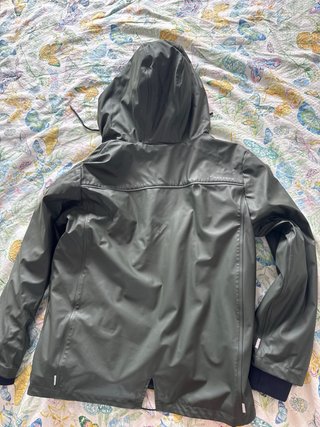 Chaqueta de lluvia Scalpers verde niño talla 12 añ