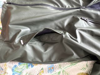 Chaqueta de lluvia Scalpers verde niño talla 12 añ