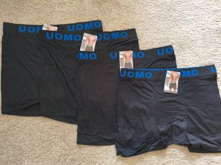 Pack 4 Calzoncillos Uomo Talla XL