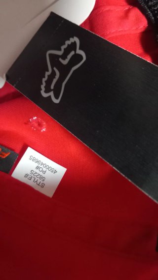 Gorra Fox Flexfit Roja Talla s.m