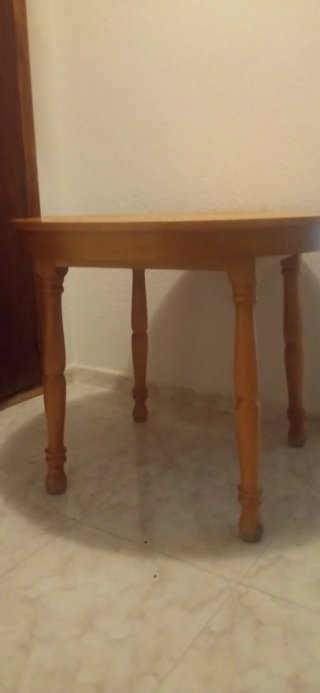 Mesa de Comedor Extensible de Madera 90cm