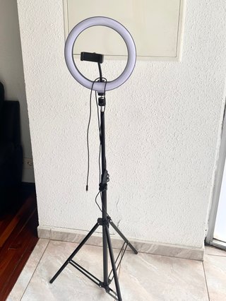 Aro de Luz con Trípode para Móvil 2 en 1