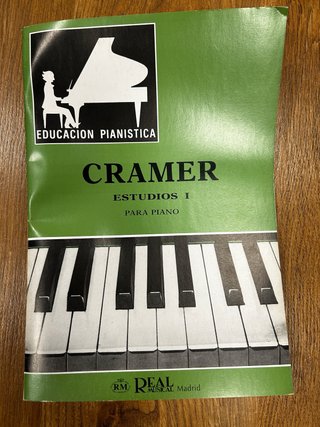 Libro de partituras Cramer Estudios I Piano